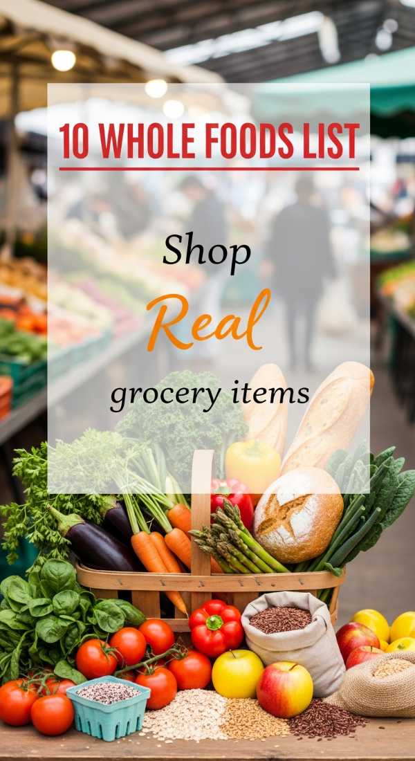 Shop 10 Real Whole Foods Grocery Items 69f45149a4dea