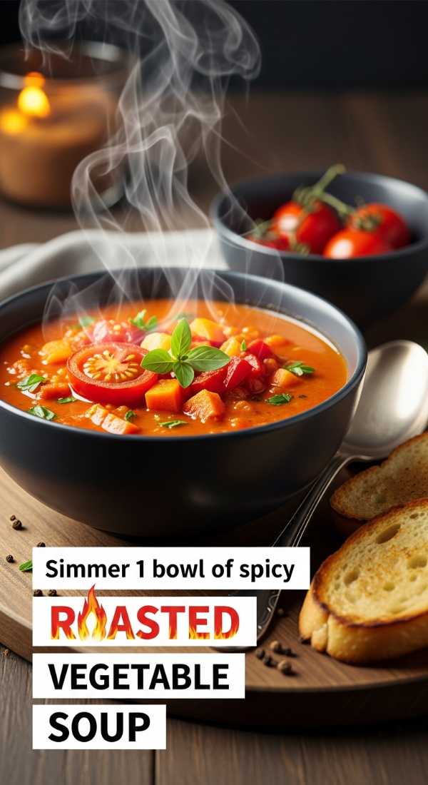 Simmer 1 Bowl Of Spicy Roasted Vegetable Soup 6a04151e25c7b