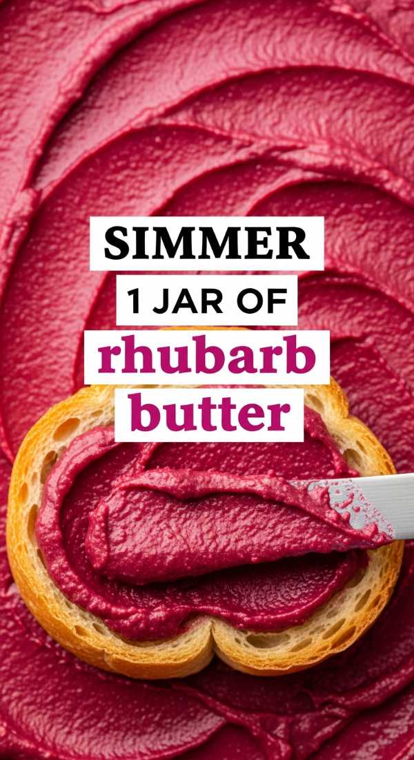 Simmer 1 Jar Of Rhubarb Butter 69f4474789693