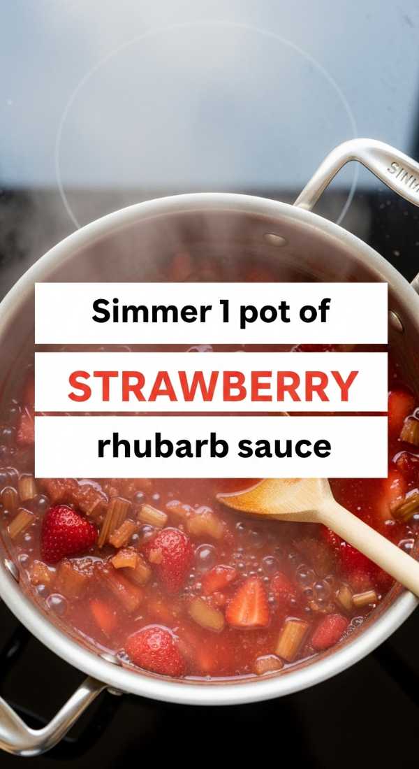 Simmer 1 Pot Of Strawberry Rhubarb Sauce 6a017dcb9ec20
