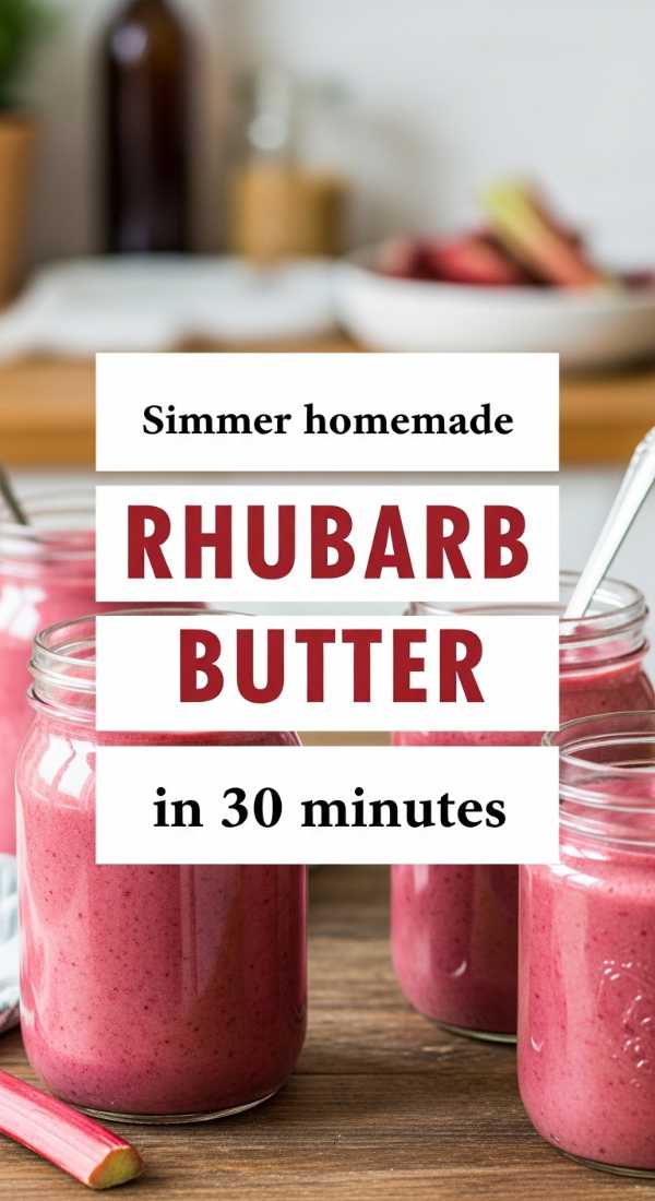 Simmer Homemade Rhubarb Butter In 30 Minutes 69fd8a9035459