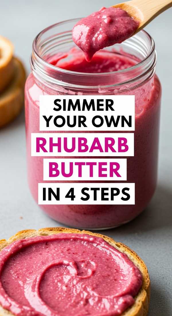 Simmer Your Own Rhubarb Butter In 4 Steps 69f5acd199456
