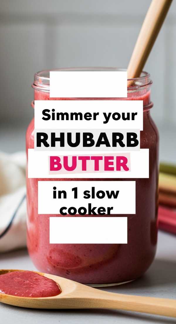 Simmer Your Rhubarb Butter In 1 Slow Cooker 69f47c712510a