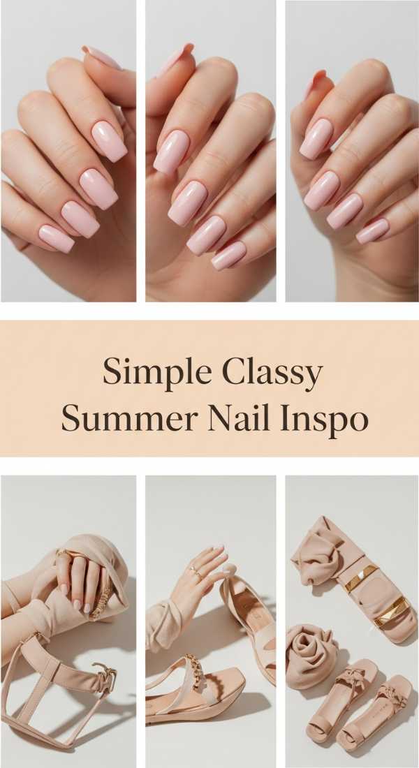 Simple Classy Summer Nail Inspo 6a006b605a798