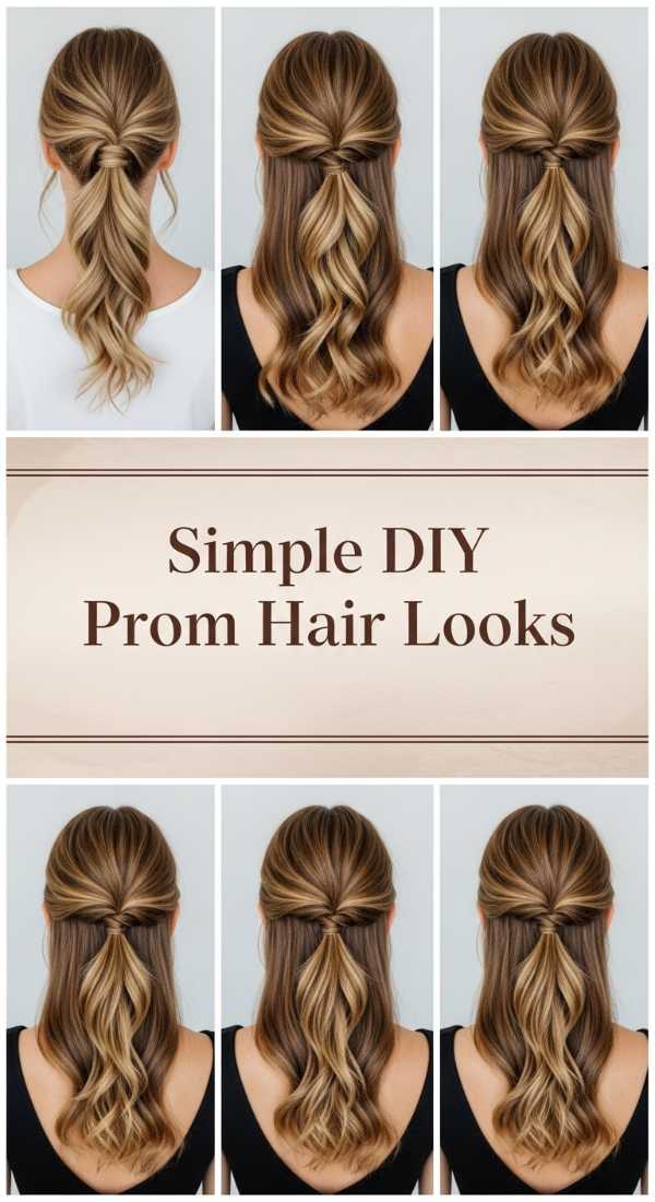 Unlock the Look: The Most Coveted Hairstyles Set to Dominate 2026 Simple Diy Prom Hair Looks 6a08ce7a720cf