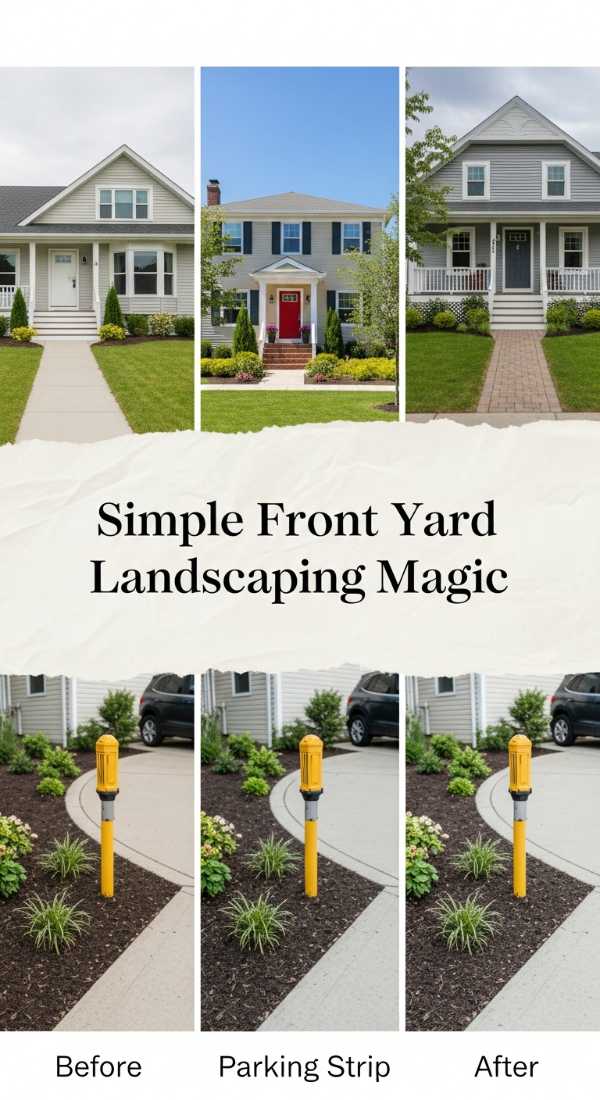 Simple Front Yard Landscaping Magic 6a04b3a872007