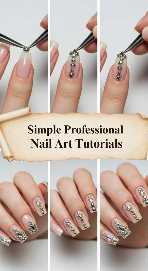 Simple Professional Nail Art Tutorials 6a0859d5efa33