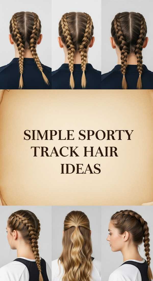 Transform Your Look: Stunning Hair Ideas for Every Occasion Simple Sporty Track Hair Ideas 69ff7f16bba86