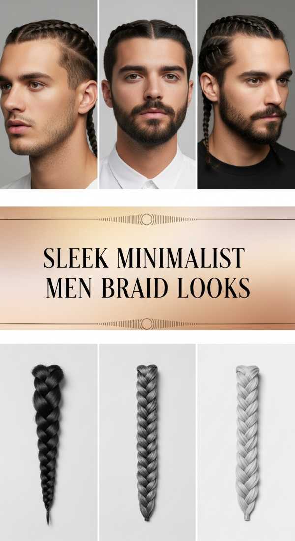 Sleek Minimalist Men Braid Looks 69f8e25b66664