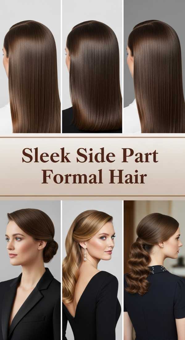 The Elite Edit: Transform Your Look with These Seasonal Hair Must-Haves Sleek Side Part Formal Hair 6a0366f79523c