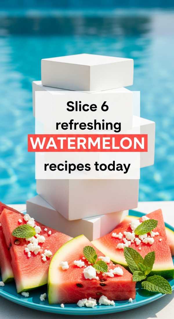 Fresh & Easy: 50+ Recipes for the Ultimate Summer Feast Slice 6 Refreshing Watermelon Recipes Today 6a070b5debadf