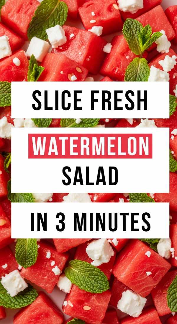 Slice Fresh Watermelon Salad In 3 Minutes 69f4475802c0f