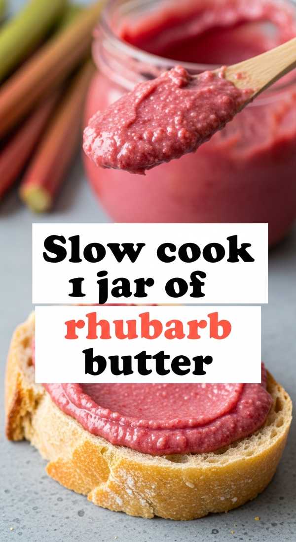 Slow Cook 1 Jar Of Rhubarb Butter 69f5acd366130