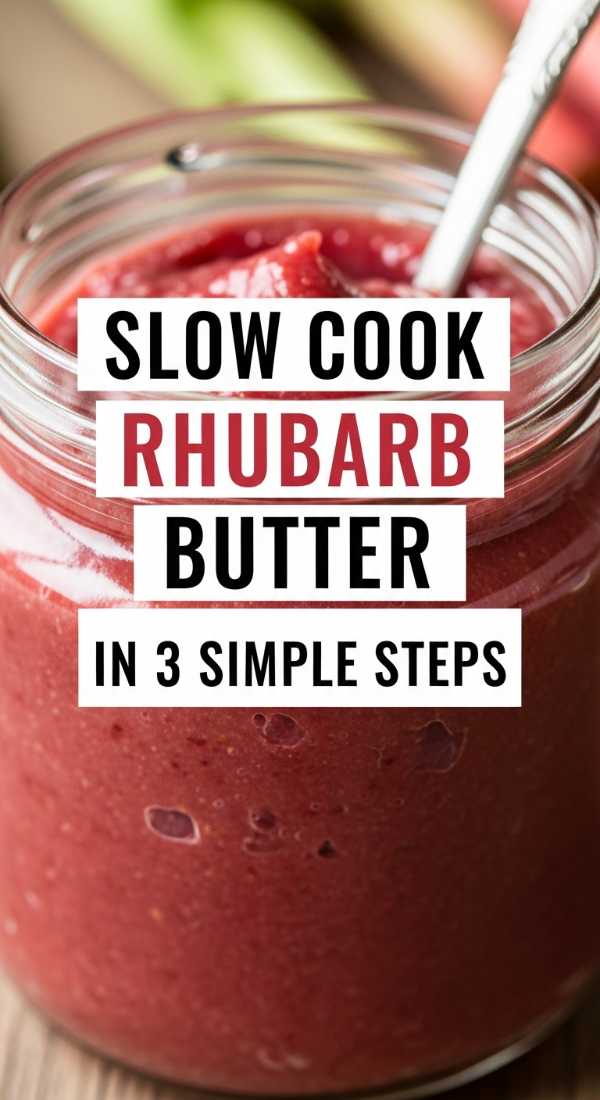 From Garden to Table: The Best Rhubarb Recipes for Harvest Season Slow Cook Rhubarb Butter In 3 Simple Steps 69fd8a9ae6acf
