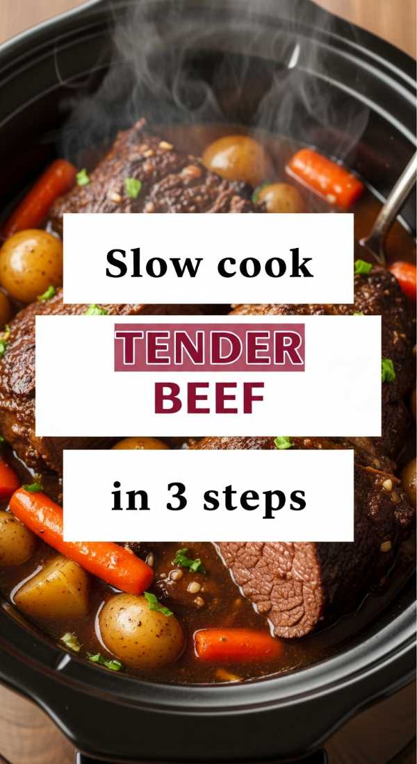 Slow Cook Tender Beef In 3 Steps 69f47f585e9c8