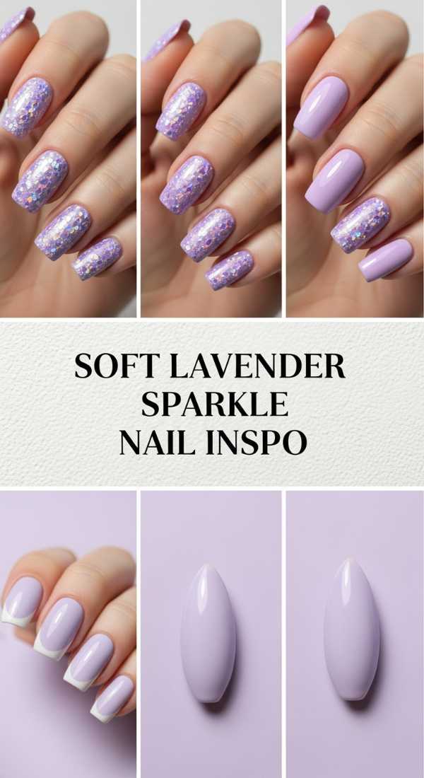Soft Lavender Sparkle Nail Inspo 69ff6c0a7b0bb