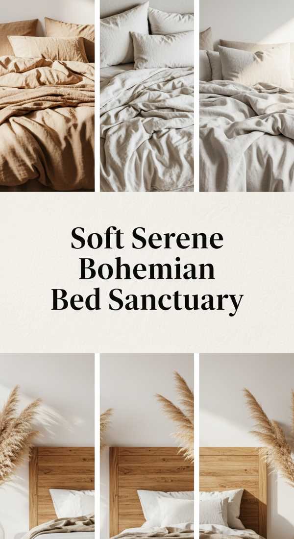Neutral & Natural: Why the Scandi-Boho Look is Taking Over Pinterest Soft Serene Bohemian Bed Sanctuary 6a0ea7f35d8bd