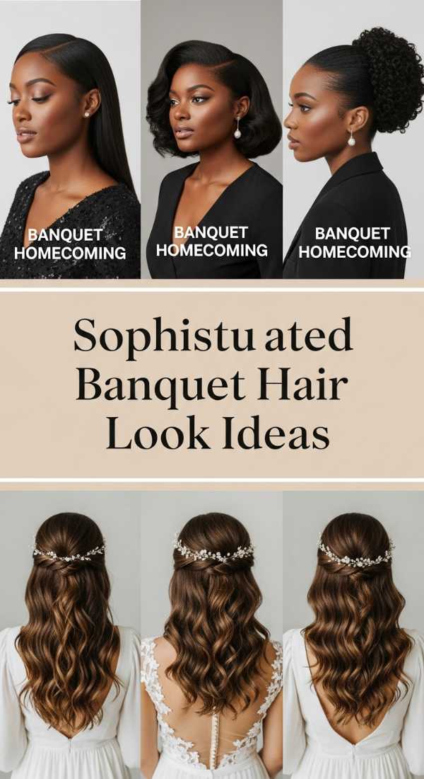 Sophisticated Banquet Hair Look Ideas 6a142cc1aef2c