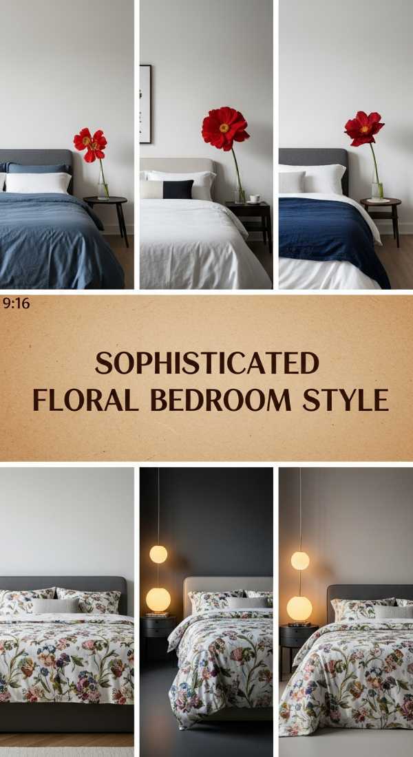 Sophisticated Floral Bedroom Style 69f48f3a7f559