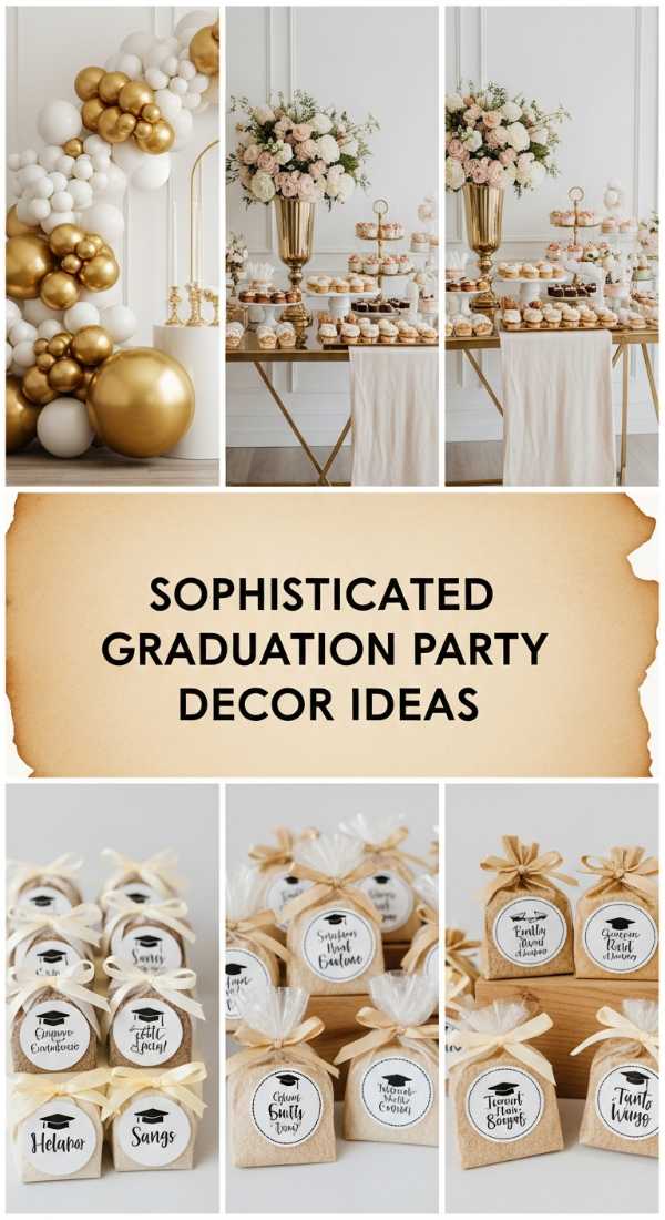 Sophisticated Graduation Party Decor Ideas 6a134e2eaddbc