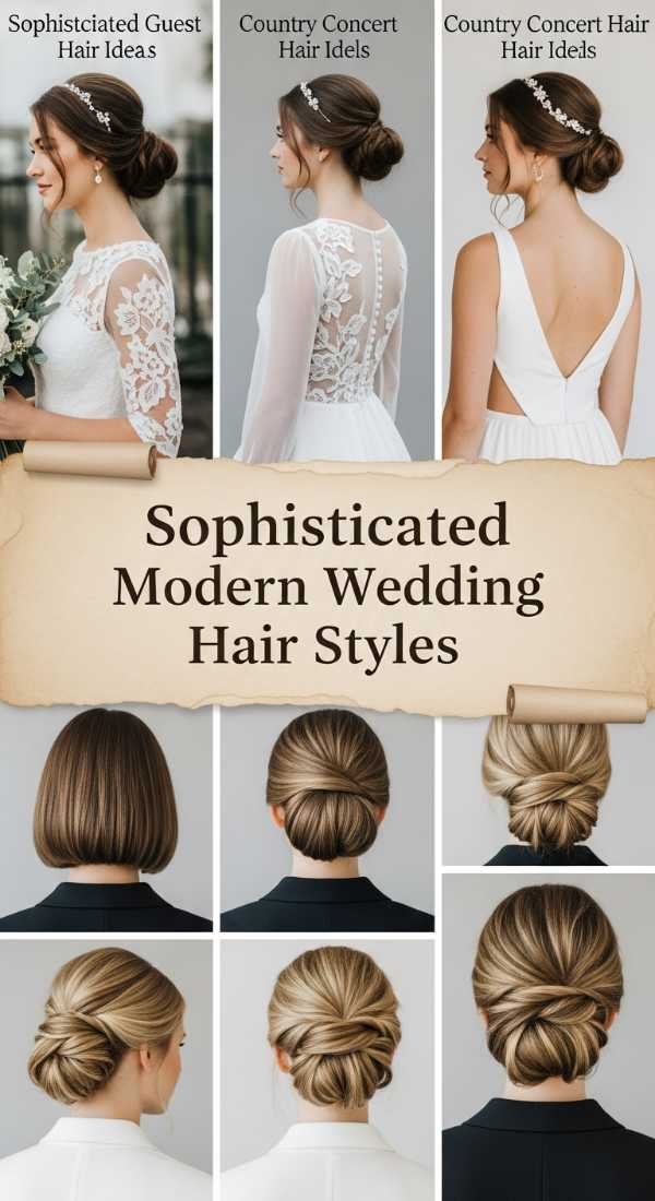 From Cyber-Chic to Retro-Revival: 2026’s Biggest Hair Trends Revealed Sophisticated Modern Wedding Hair Styles 6a141dea430bc