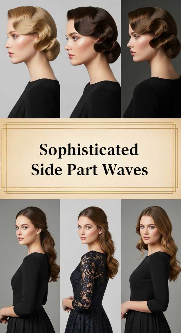 Slay the Season: Top Glamorous Hair Trends for Prom and Summer Sophisticated Side Part Waves 6a036727dca9c