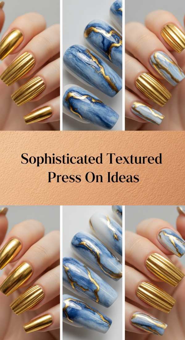 Sophisticated Textured Press On Ideas 6a08582022d0d