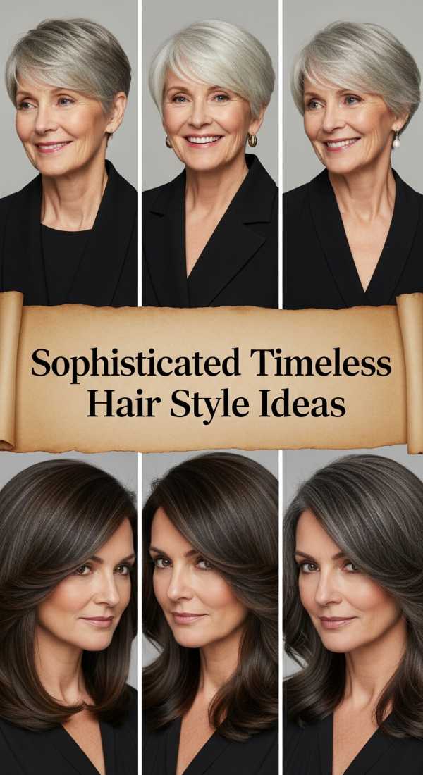 Sophisticated Timeless Hair Style Ideas 6a142b831a5cf