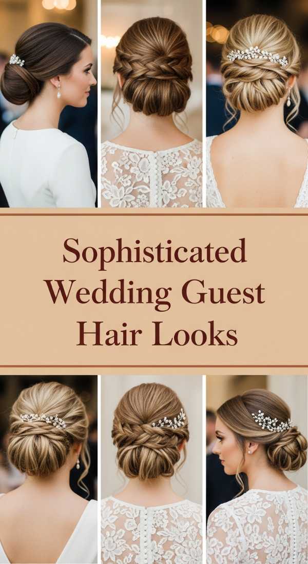Chic & Cutting-Edge: The Ultimate Guide to Modern Hairstyles Sophisticated Wedding Guest Hair Looks 6a142e32c1999