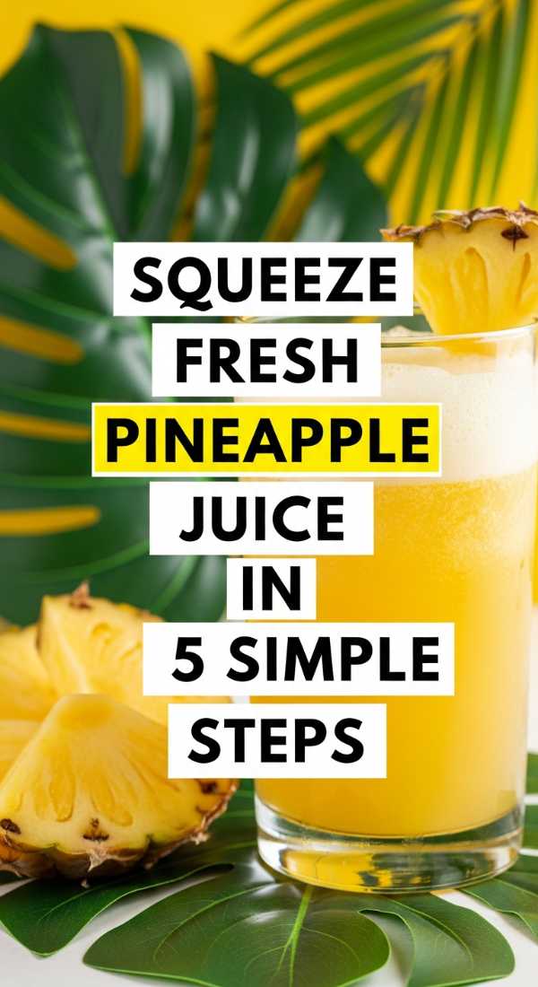 Squeeze Fresh Pineapple Juice In 5 Simple Steps 69fc175b64ebe