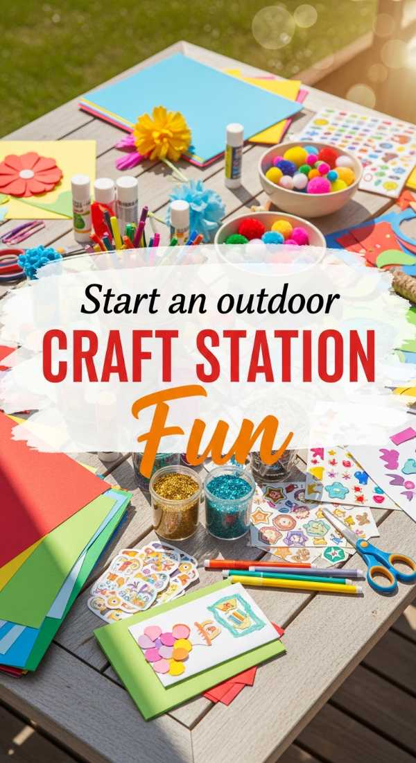 Start An Outdoor Craft Station In 5 Minutes 6a05779586dd3