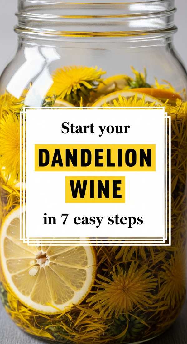 Start Your Dandelion Wine In 7 Easy Steps 69f47b4872c42