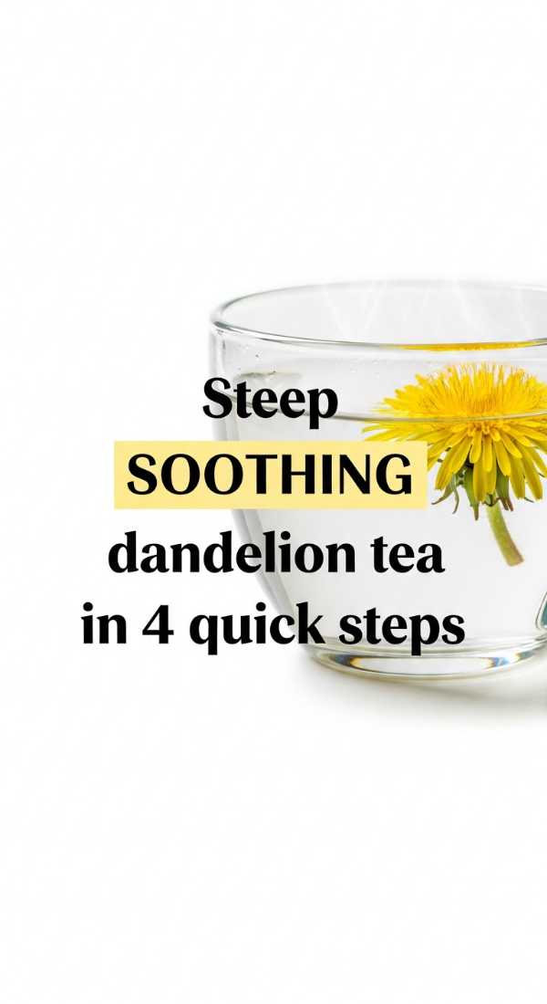 Steep Soothing Dandelion Tea In 4 Quick Steps 69fd88b1b491e