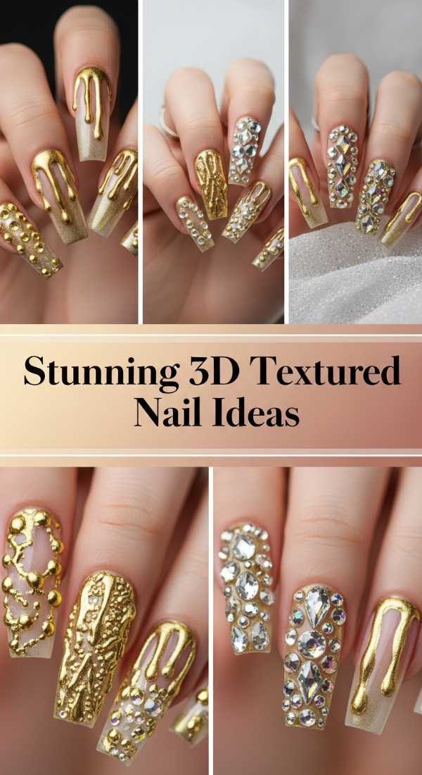 Stunning 3d Textured Nail Ideas 6a0859b9058df