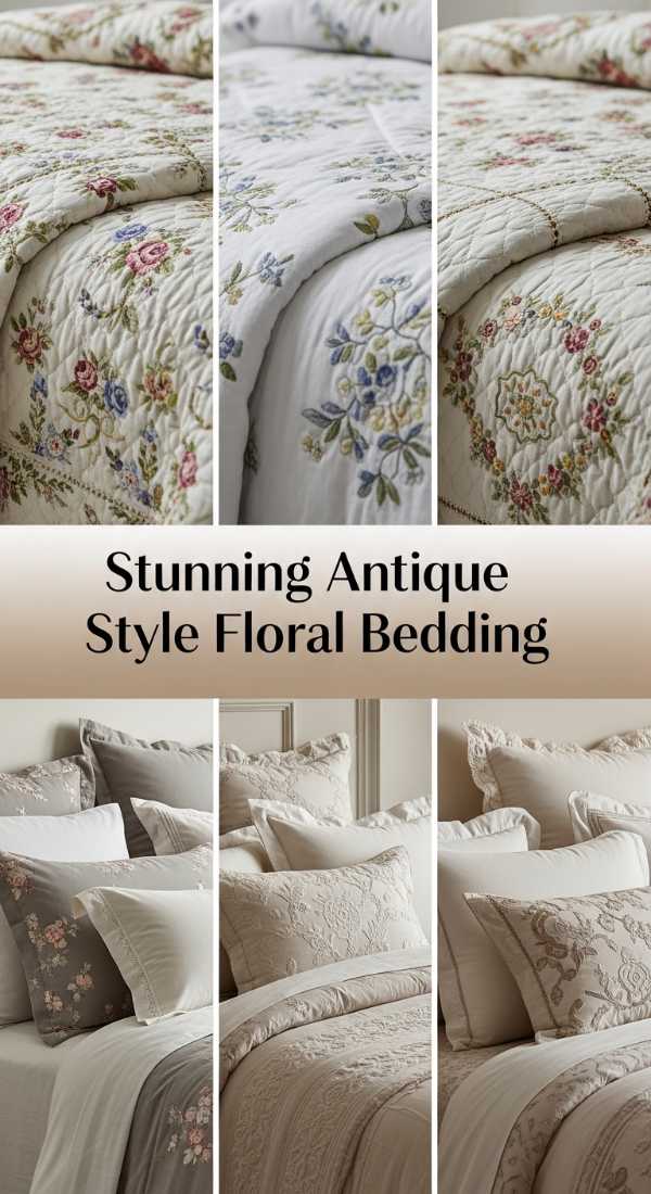 Timeless Charm: Transform Your Room with Vintage Florals Stunning Antique Style Floral Bedding 69fc6cf714b34