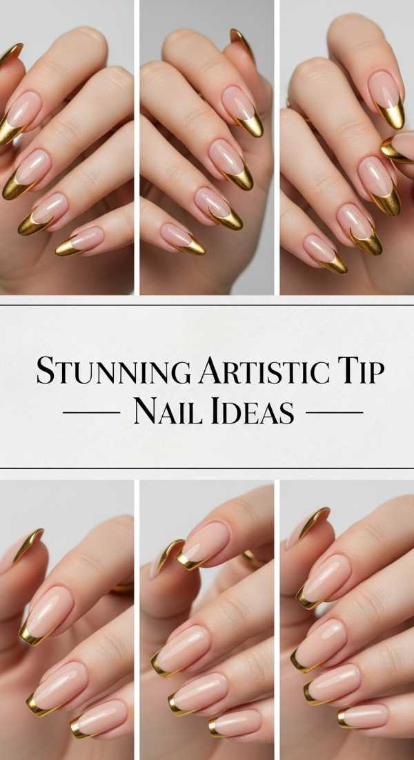 Stunning Artistic Tip Nail Ideas 6a085b793d55e