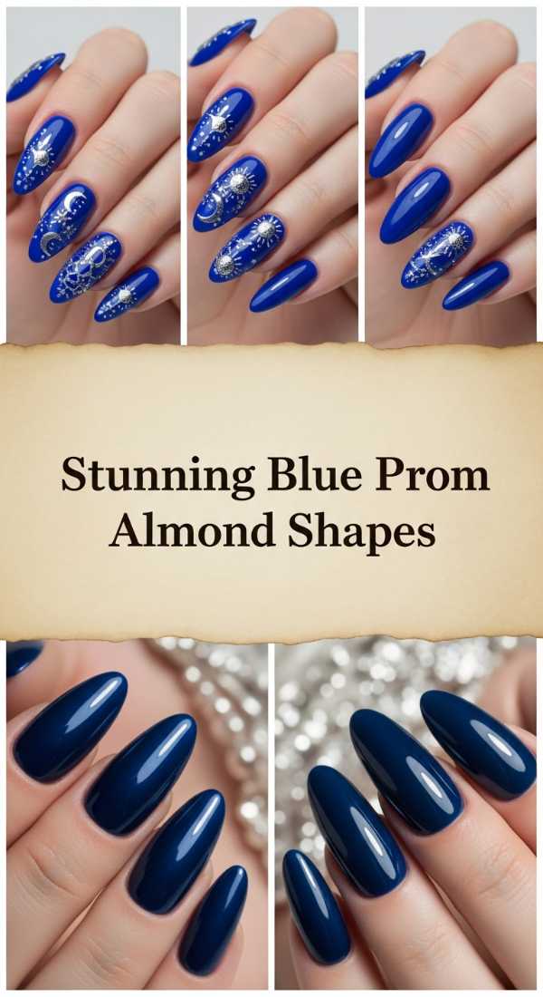 Stunning Blue Prom Almond Shapes 69ff6c045300f