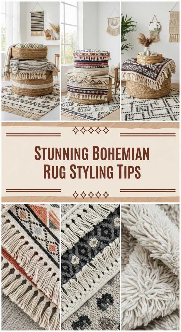 Stunning Bohemian Rug Styling Tips 6a0ea31e7b7d5