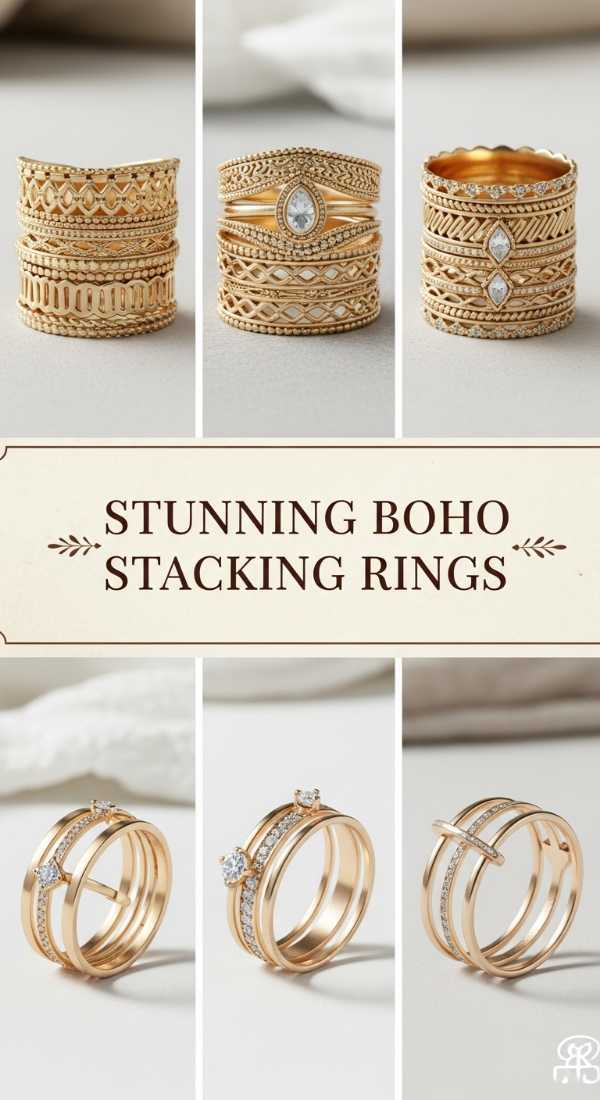 Stunning Boho Stacking Rings 69fdbc42cf469
