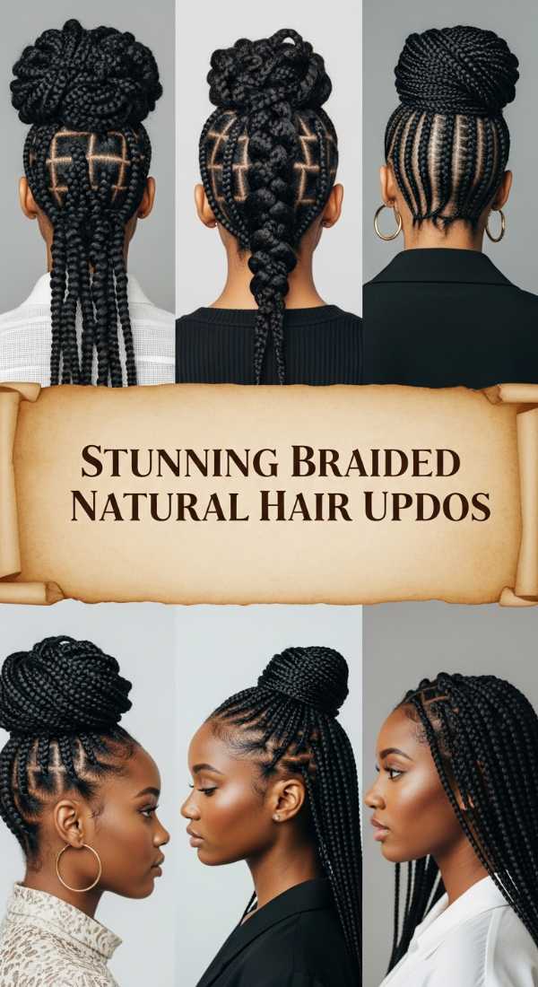 Future Luxe: The Definitive Guide to Summer 2026's High-Fashion Hair Stunning Braided Natural Hair Updos 6a08cb761d66b