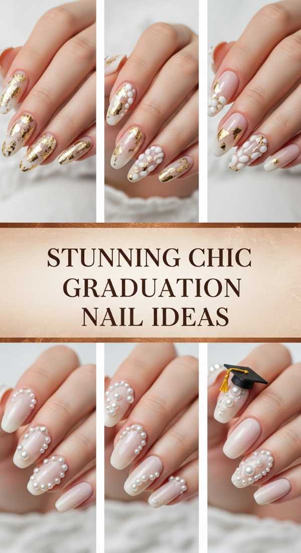 Stunning Chic Graduation Nail Ideas 6a1349270b1fe