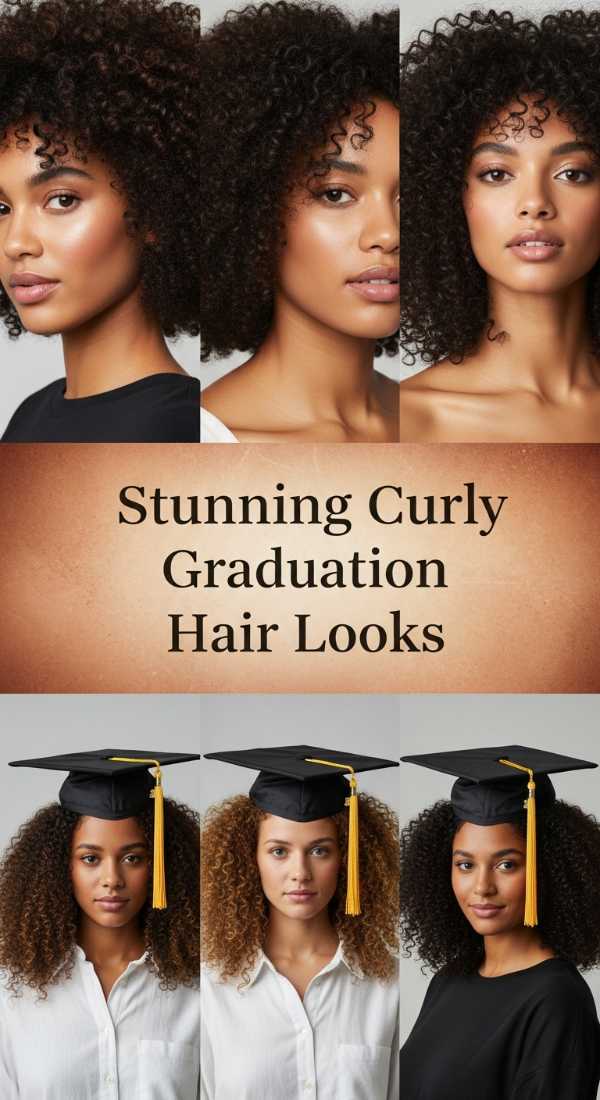 Stunning Curly Graduation Hair Looks 6a08cb536df97