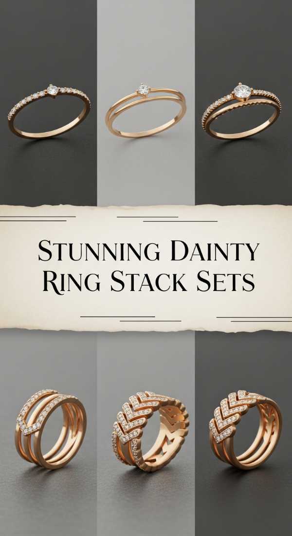 Stunning Dainty Ring Stack Sets 69fdbc33538f1