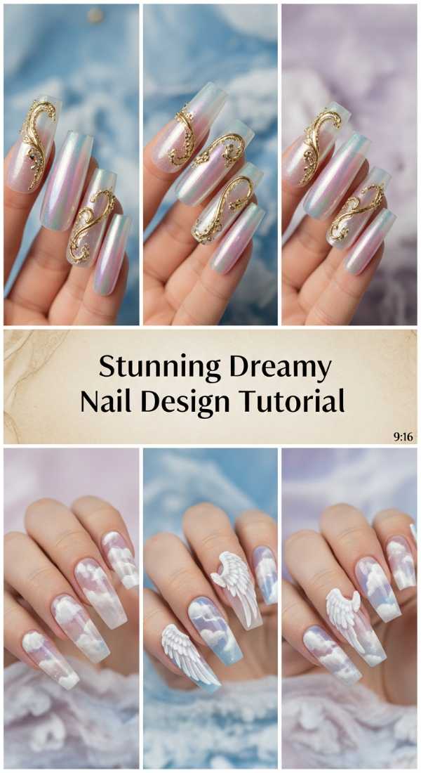 Written in the Stars: Why Luxury Celestial Press Ons Are This Season's Must-Have Stunning Dreamy Nail Design Tutorial 6a0859d9ecc07