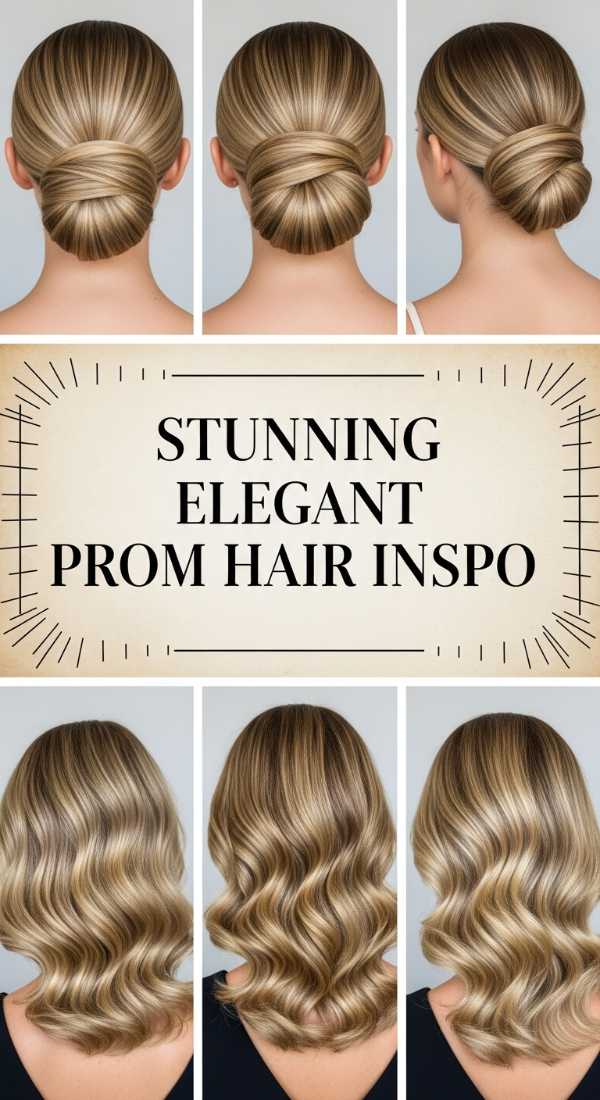 Crown Jewels: Elegant Updos and Waves for the Modern Prom Queen Stunning Elegant Prom Hair Inspo 69fde76d7d593
