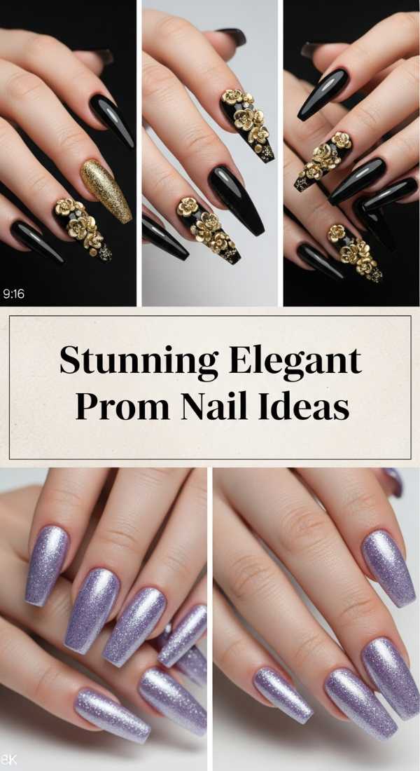 Stunning Elegant Prom Nail Ideas 69ff6da48f9a6