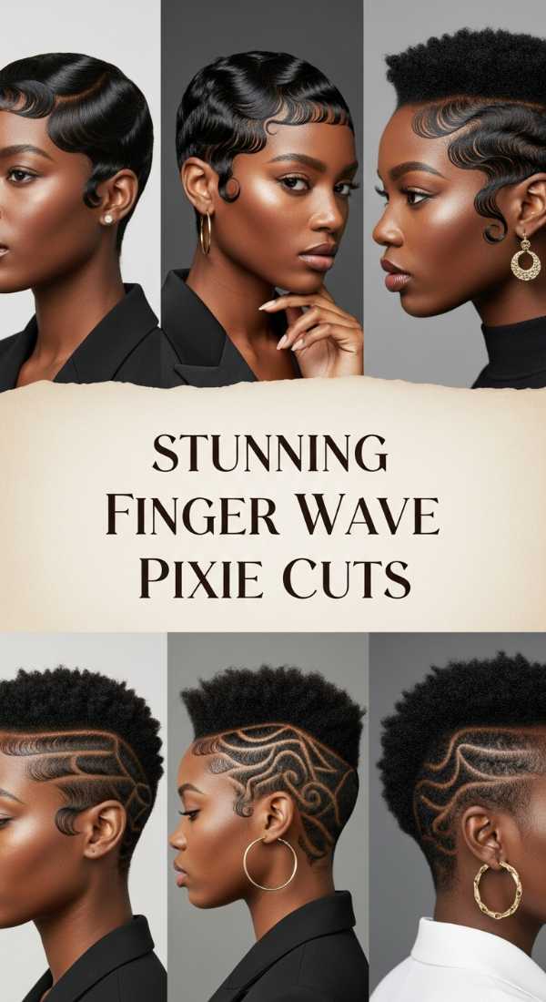 Stunning Finger Wave Pixie Cuts 6a142ce4a53c2