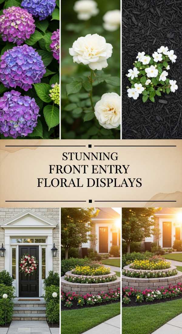 The Art of Elevated Living: Crafting Your Dream Backyard on a Budget Stunning Front Entry Floral Displays 69fb07628e163
