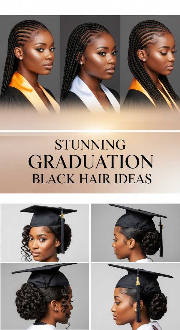 Stunning Graduation Black Hair Ideas 6a142b861a3a4