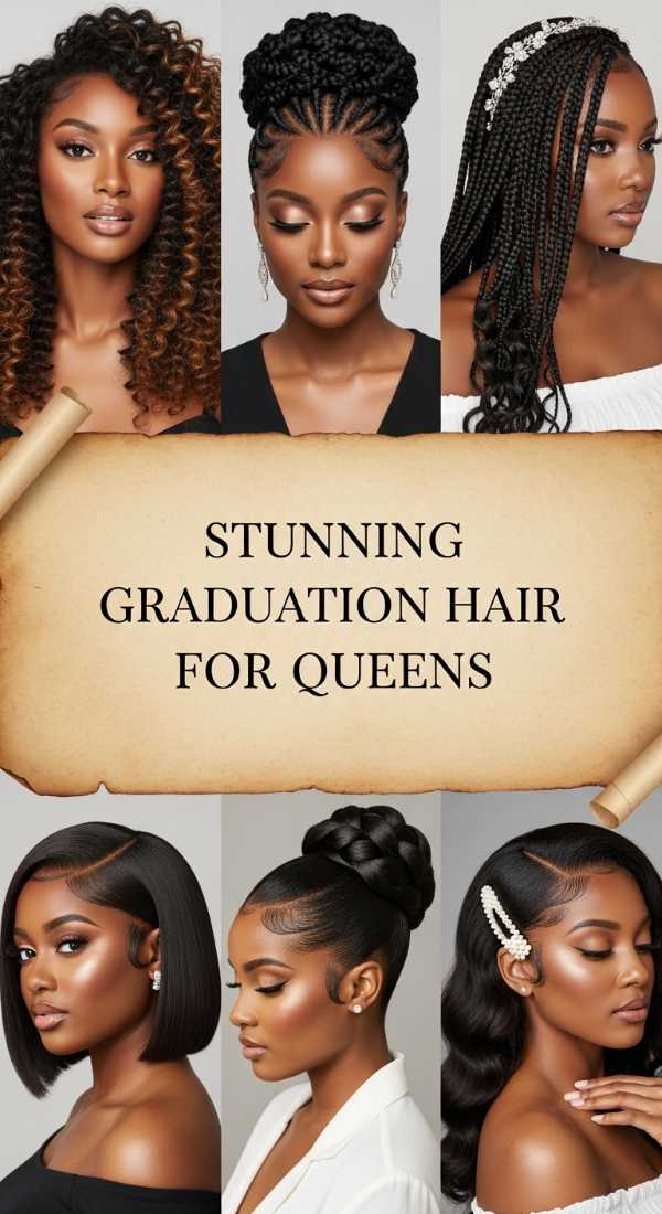 Stunning Graduation Hair For Queens 6a141dc15b51e